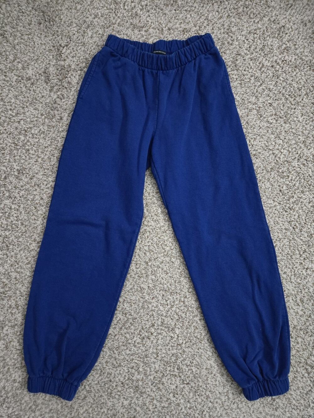 Brandy Melville Women’s Cobalt Royal Blue Pull On Jogger Sweatpants One Size